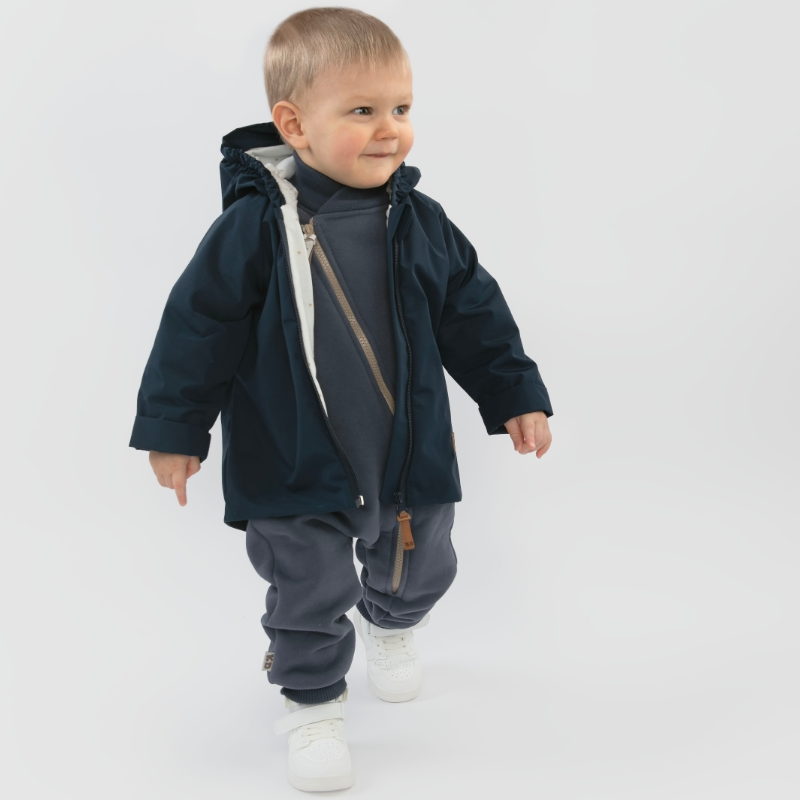 Ветровка детская "Звездные дорожки", темно-синий Ветровка детская "Звездные дорожки", темно-синий