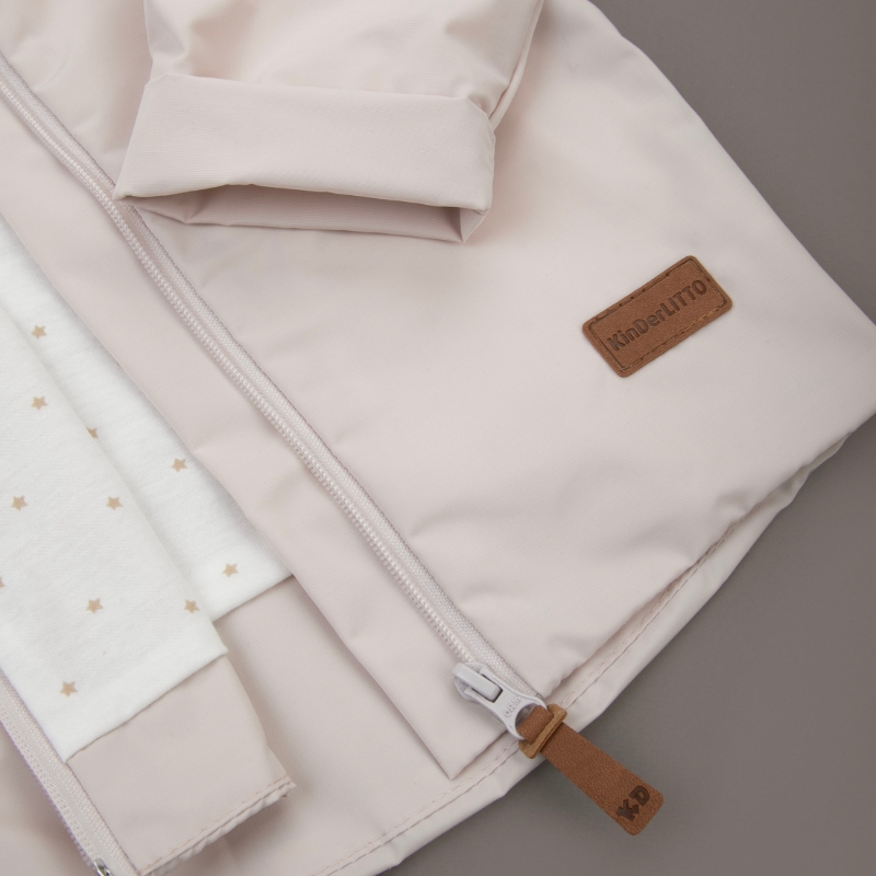 Ветровка детская "Звездные дорожки", слоновая кость