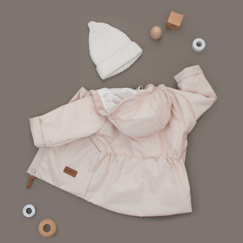 Ветровка детская "Звездные дорожки", слоновая кость