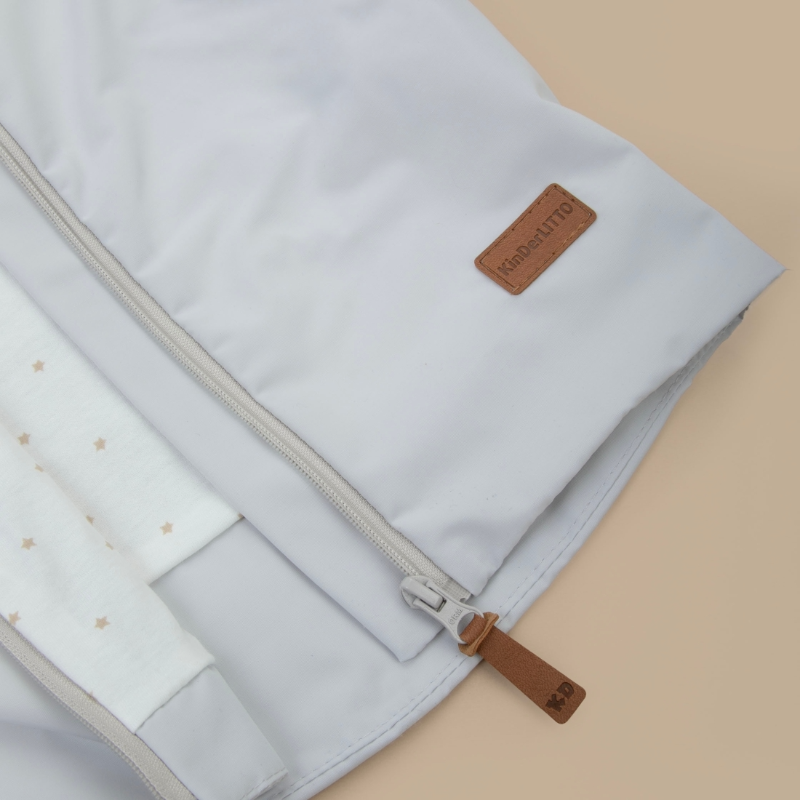 Ветровка детская "Звездные дорожки", светло-серый