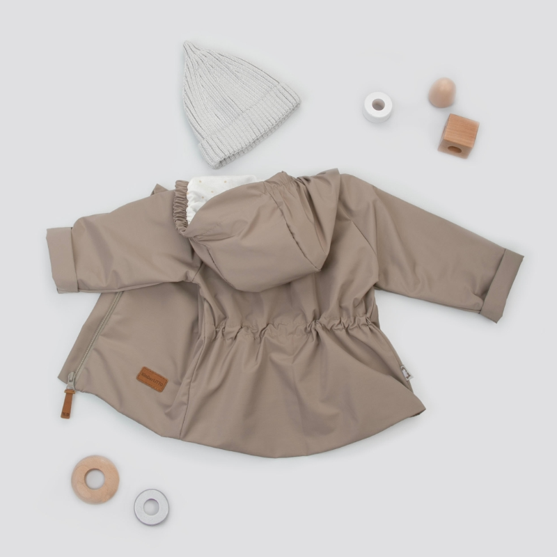 Ветровка детская "Звездные дорожки", капучино