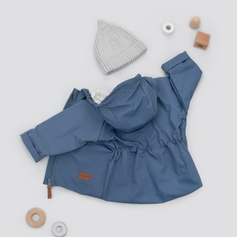 Ветровка детская "Звездные дорожки", деним