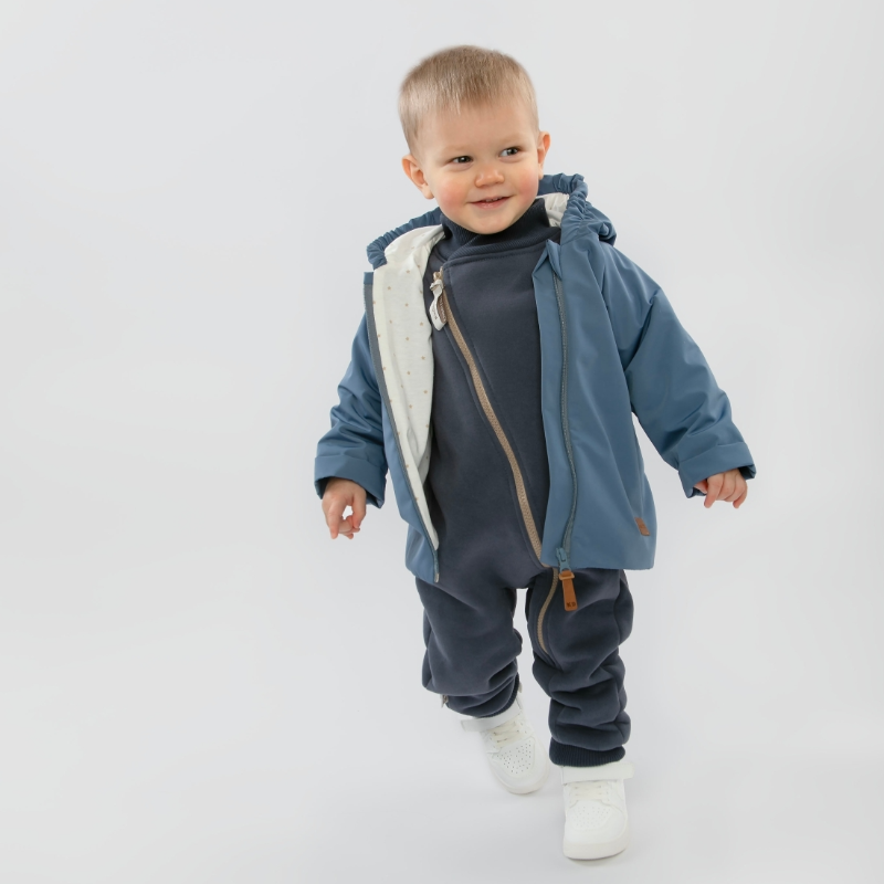 Ветровка детская "Звездные дорожки", деним