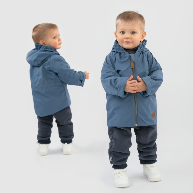 Ветровка детская "Звездные дорожки", деним