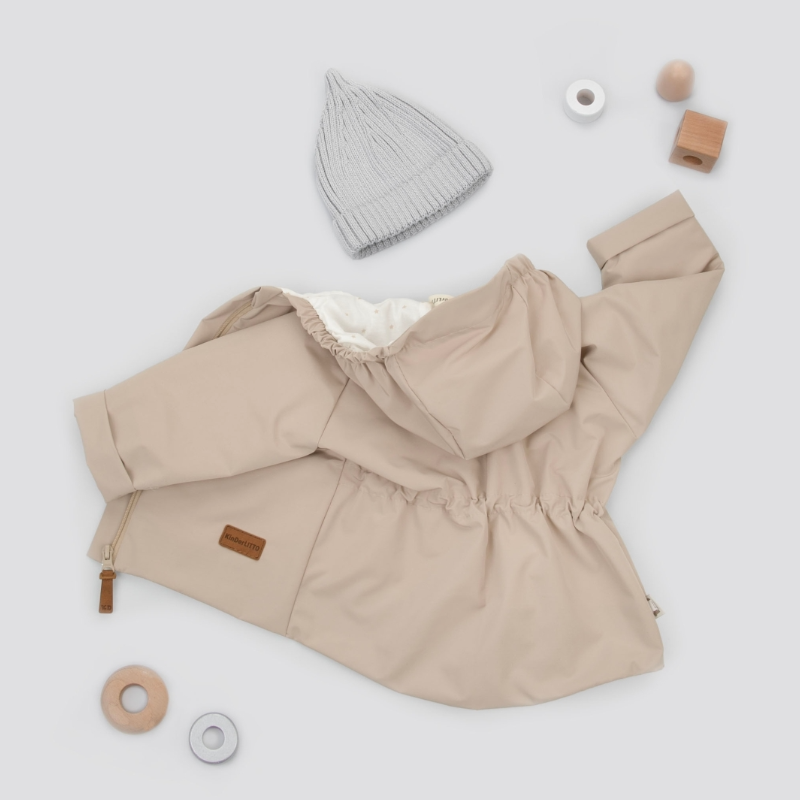 Ветровка детская "Звездные дорожки", бежевый