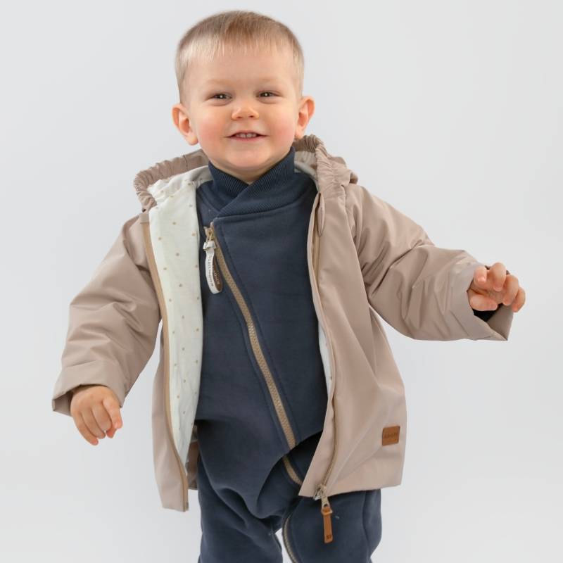 Ветровка детская "Звездные дорожки", бежевый