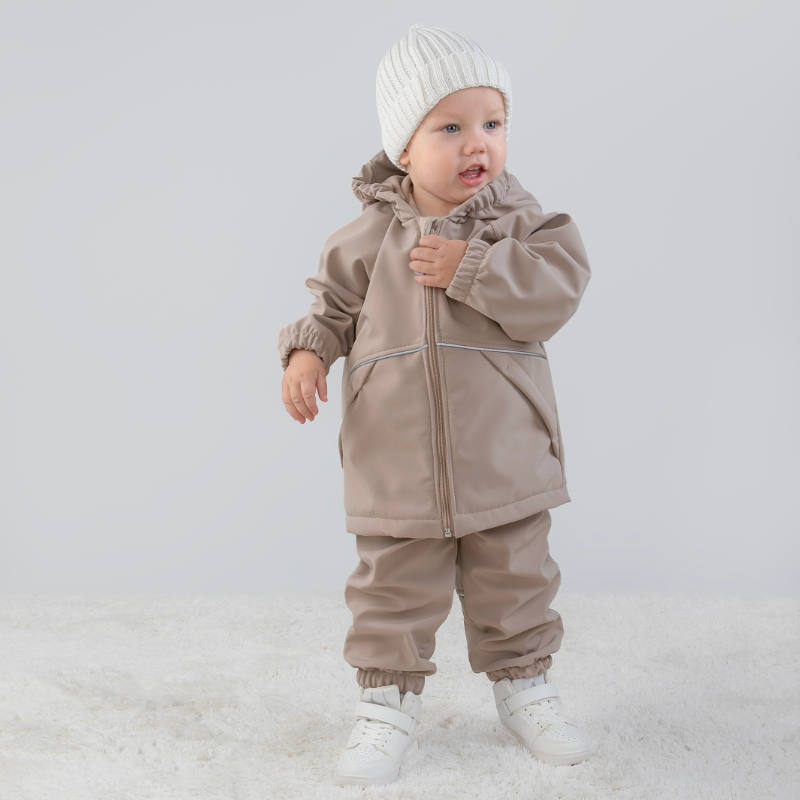 Комплект "Софтшелл" демисезонный, латте