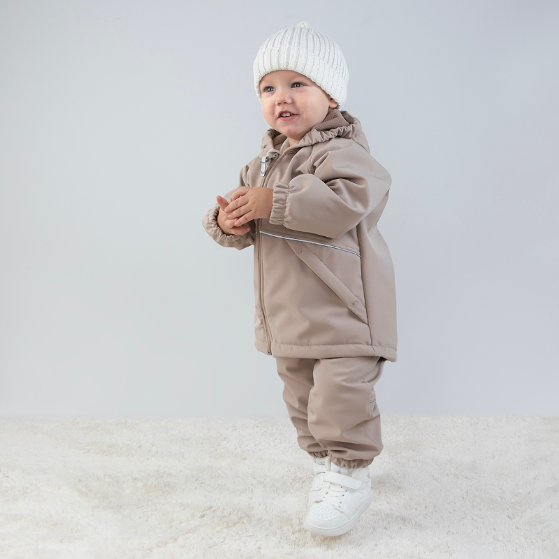 Комплект "Софтшелл" демисезонный, латте