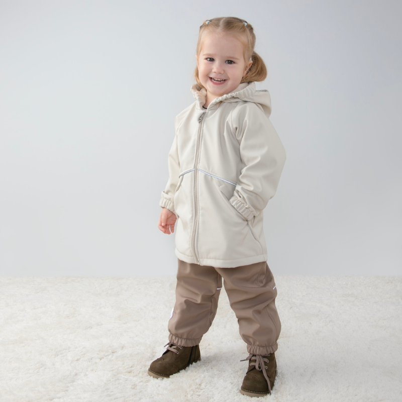 Комплект "Софтшелл" демисезонный, светло-бежевый