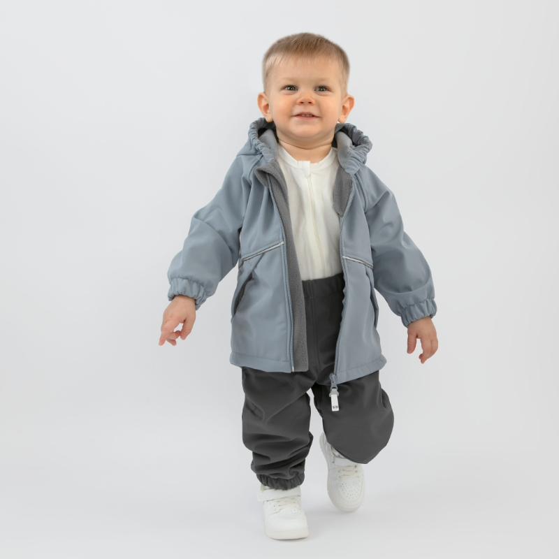 Комплект "Софтшелл" демисезонный, серый