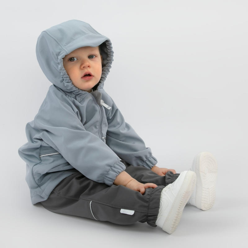 Комплект "Софтшелл" демисезонный, серый