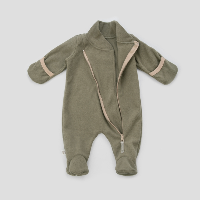 Комбинезон-поддева "Краски Детства-1",флис, светлый хаки