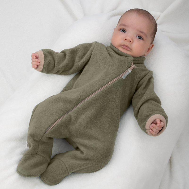 Комбинезон-поддева "Краски Детства-1",флис, светлый хаки