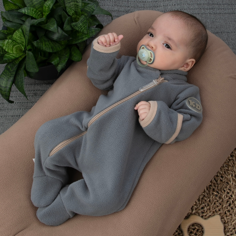 Комбинезон-поддева "Краски Детства-1",флис, серый