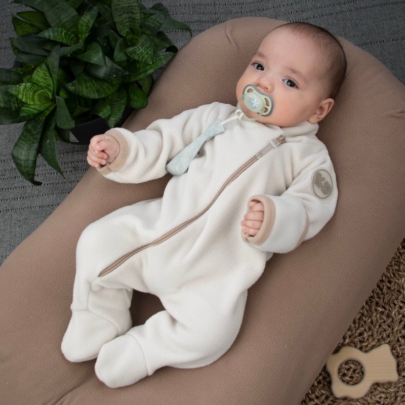 Комбинезон-поддева "Краски Детства-1",флис, слоновая кость