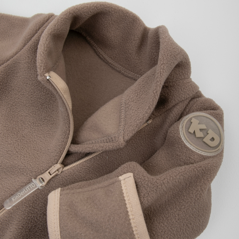 Комбинезон-поддева "Краски Детства-1",флис, шоколад