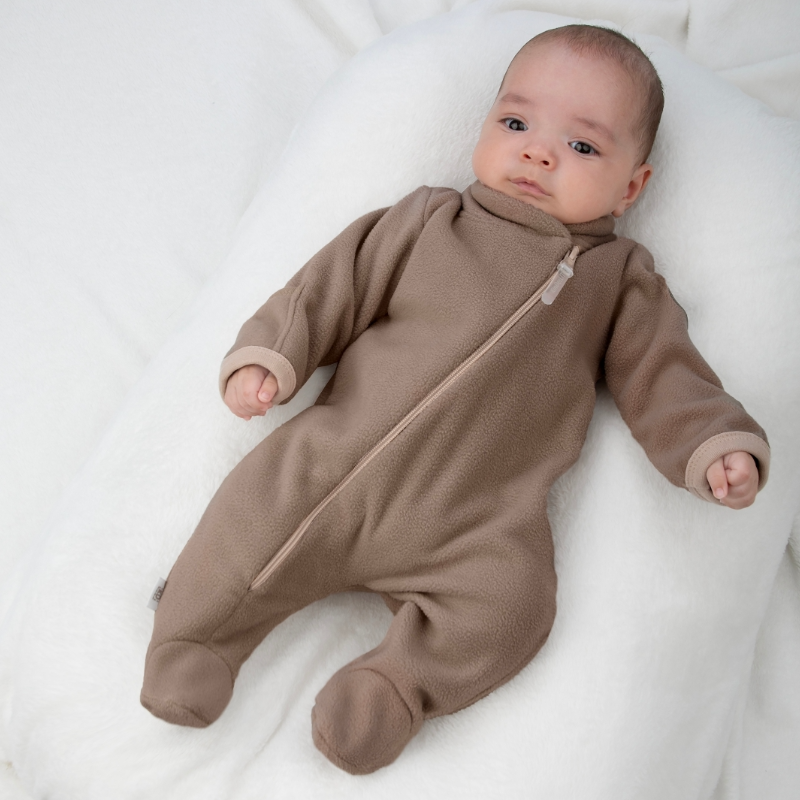 Комбинезон-поддева "Краски Детства-1",флис, шоколад