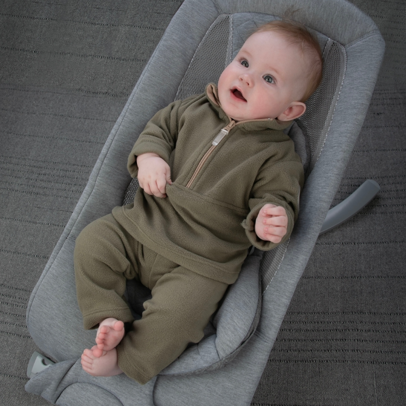 Комплект 2 предмета "Краски Детства",флис, светлый хаки