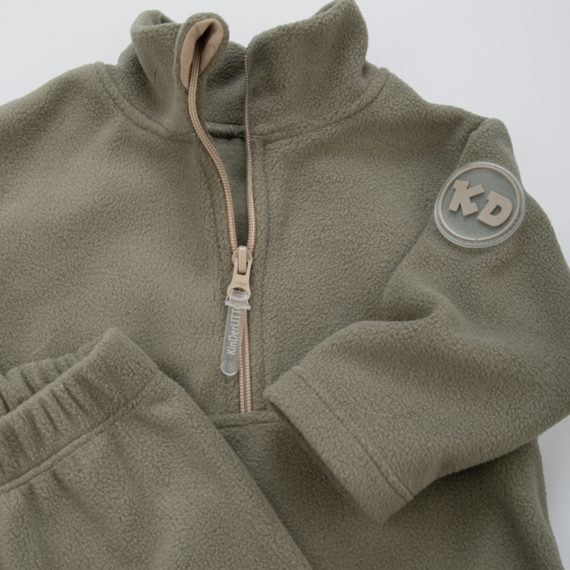 Комплект 2 предмета "Краски Детства",флис, светлый хаки