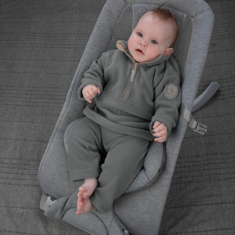 Комплект 2 предмета "Краски Детства",флис, серый