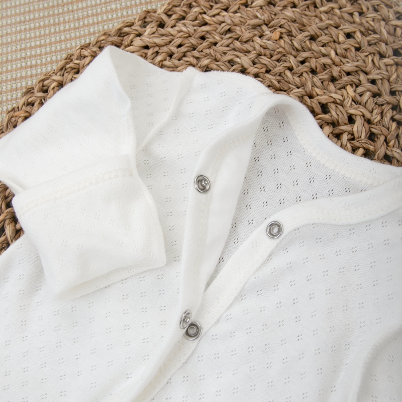 Комплект на выписку 4 предмета "Классика", деним, лето