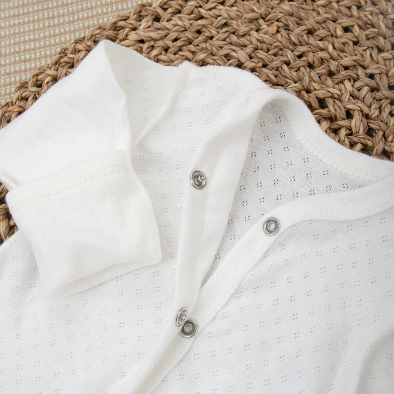 Комплект на выписку 4 предмета "Классика", пудра, лето