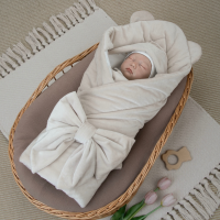 Комплект на выписку 4 предмета "Медвежонок", бежевый, лето