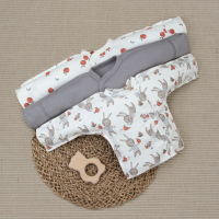 Распашонка с кнопками "Яблочки", 3шт/уп