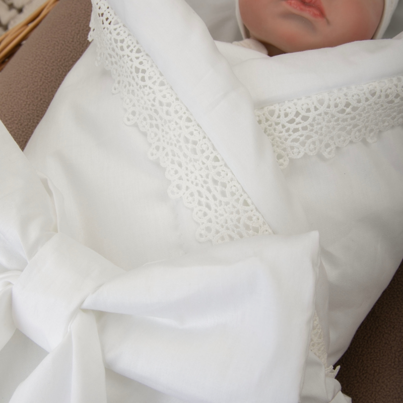 Комплект на выписку 4 предмета "Новый Сатин", молоко, лето