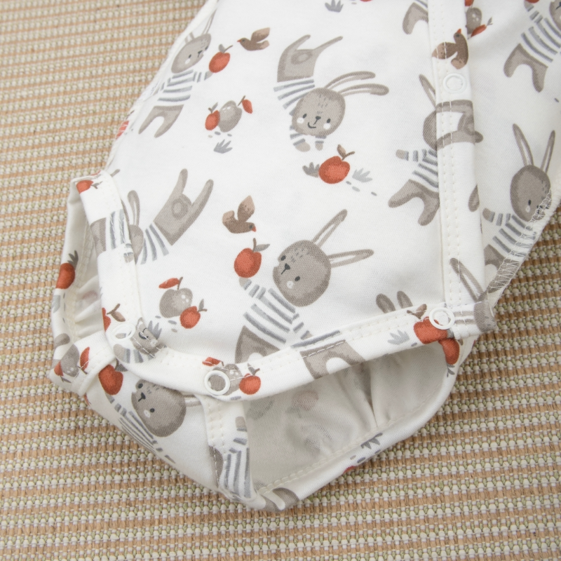 Боди с длинным рукавом "Яблочки", 3шт/уп