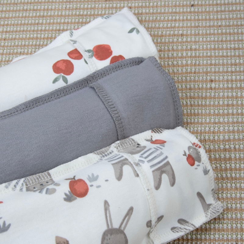 Распашонка с кнопками "Яблочки", 3шт/уп